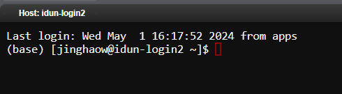 Clusters interface